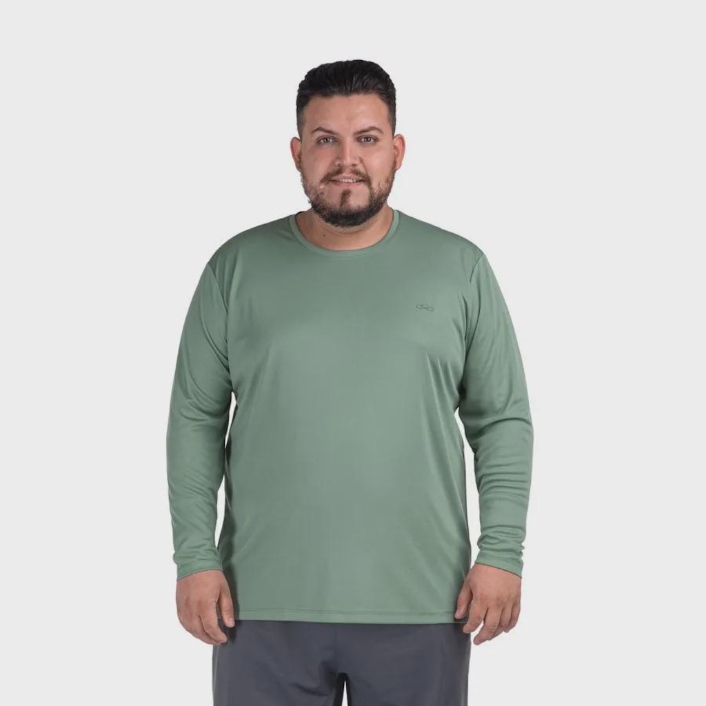 Imagem 1 do produto Camiseta Manga Longa Olympikus Essential Plus Size - Masculina
