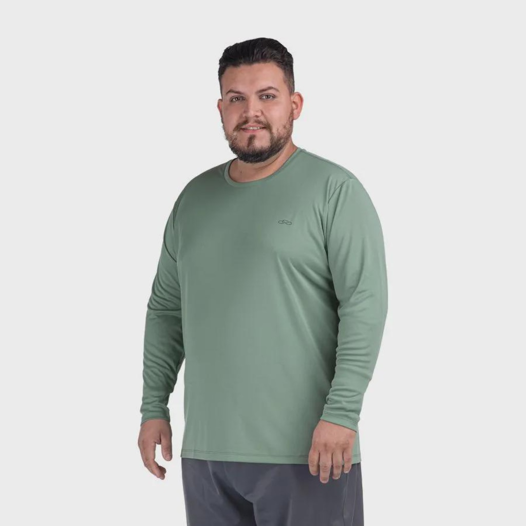 Imagem 2 do produto Camiseta Manga Longa Olympikus Essential Plus Size - Masculina