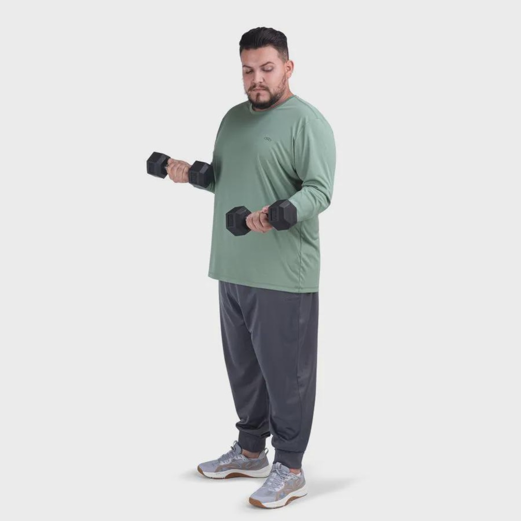 Imagem 5 do produto Camiseta Manga Longa Olympikus Essential Plus Size - Masculina