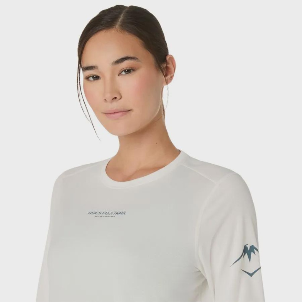 Imagem 4 do produto Camiseta Manga Longa Asics Fujitrail Logo LS - Feminina