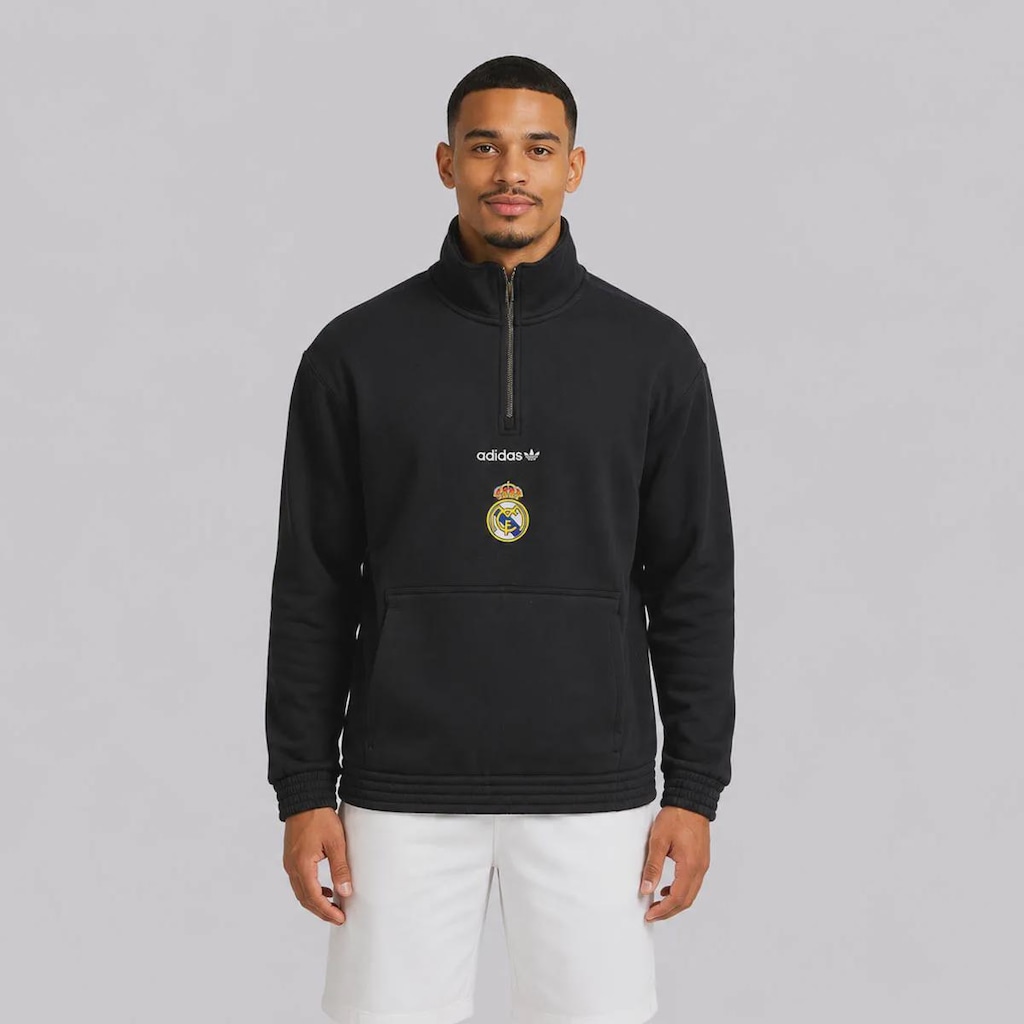 Imagem 1 do produto Blusão de Moletom Real Madrid Hzip EQT adidas Masculino