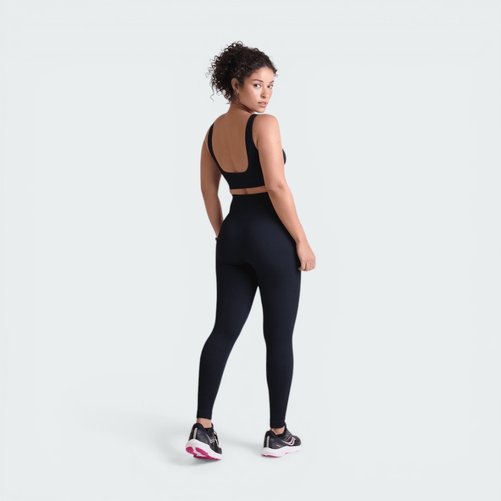 Imagem 5 do produto Calça Legging Lupo Sport Basic Canelada Sem Costura Feminina