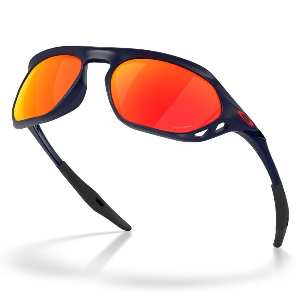 Imagem 4 do produto Óculos de Sol Oakley Cage Jacket Matte Navy Prizm Ruby