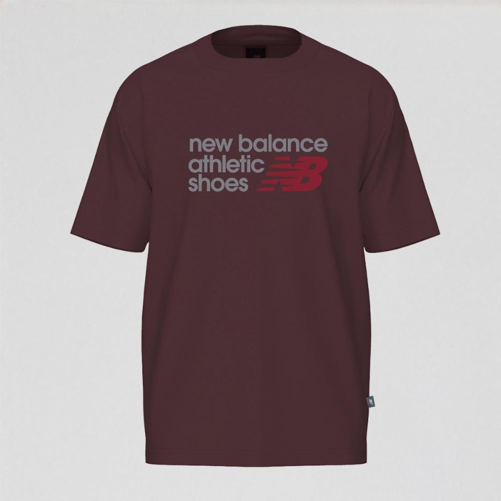 Imagem 1 do produto Camiseta Athletics Relaxed Premium Chest Logo New Balance Masculina