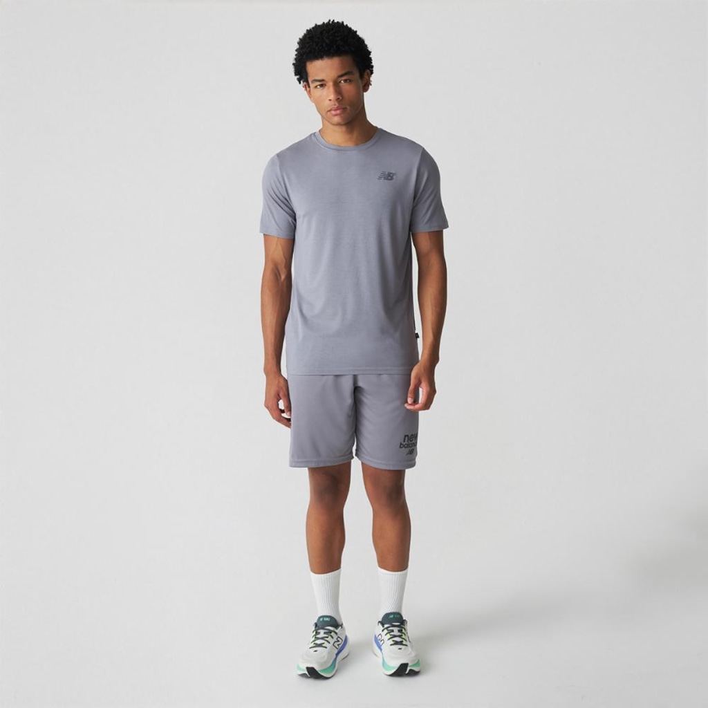 Imagem 4 do produto Camiseta Active Logo New Balance Masculina