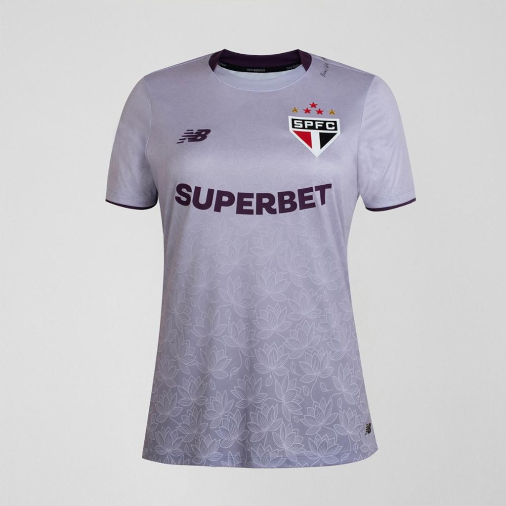 Imagem 1 do produto Camisa Lótus Spfc 2026 New Balance Feminina
