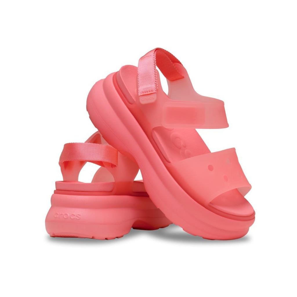 Imagem 4 do produto Sandália Crocs Soho Frosted Y Strap Sandal Guava - Unissex