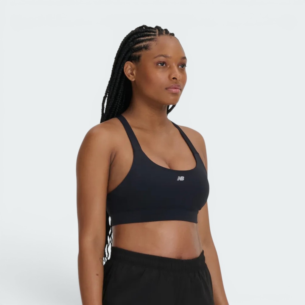 Imagem 3 do produto Top New Balance Essentials Run Sustentação Média Feminino