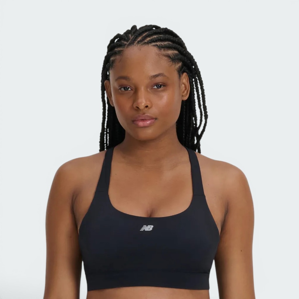 Imagem 4 do produto Top New Balance Essentials Run Sustentação Média Feminino