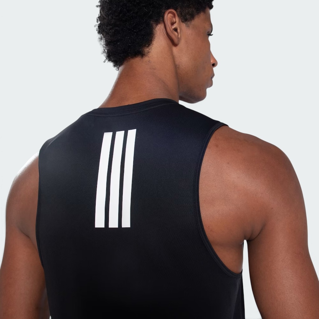 Imagem 4 do produto Camiseta Regata adidas 3 Listras Poliamida Masculina