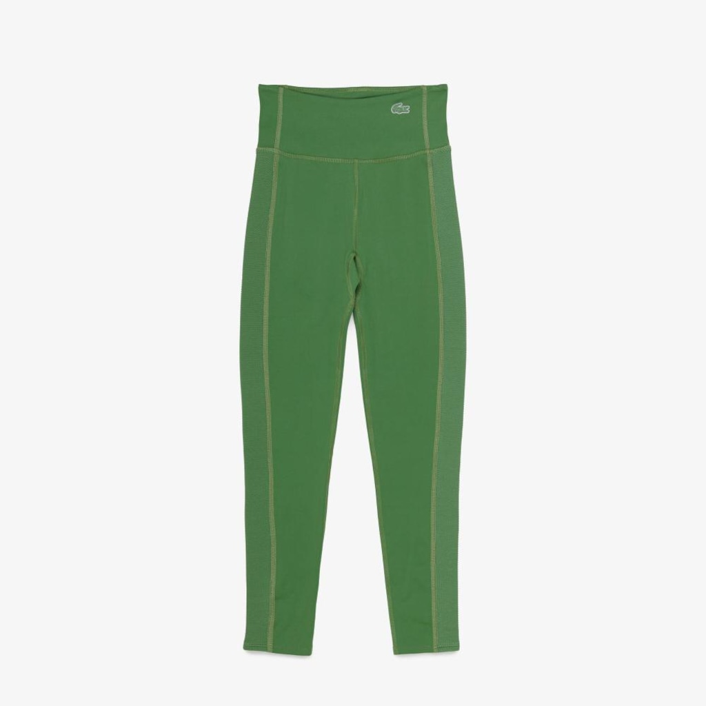 Calça Leggings Lacoste Esportivas de Interlock Elástico Feminina - Foto 1