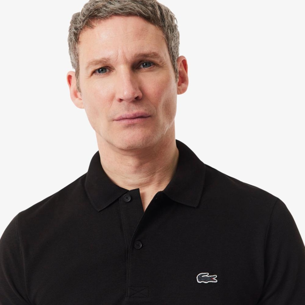 Imagem 2 do produto Camisa polo de algodão misto de caimento regular