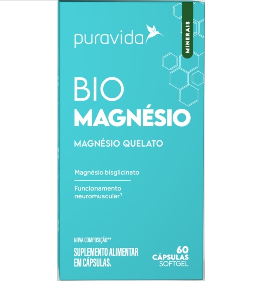 Imagem 1 do produto Bio magnésio (60 cápsulas) - Pura Vida