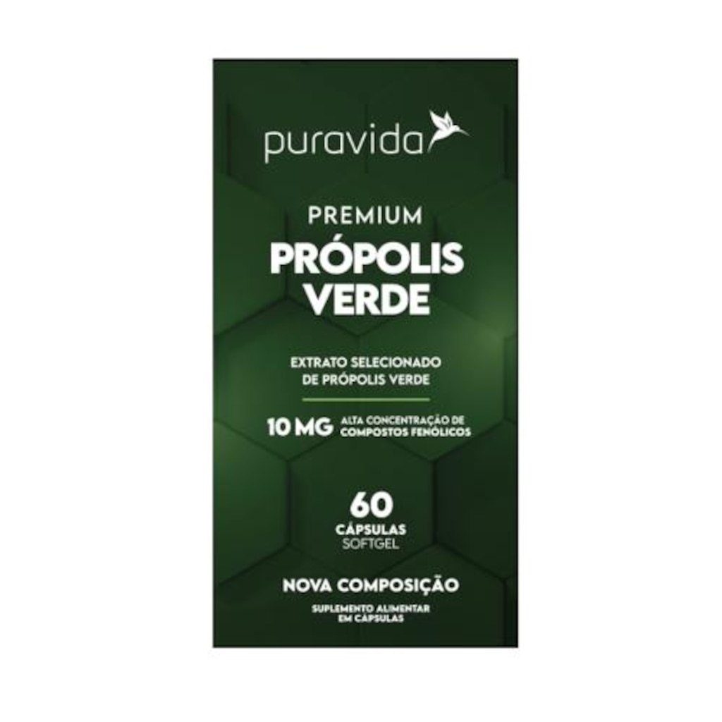 Imagem 1 do produto Própolis Verde (60 Cápsulas Softgel) - Pura Vida