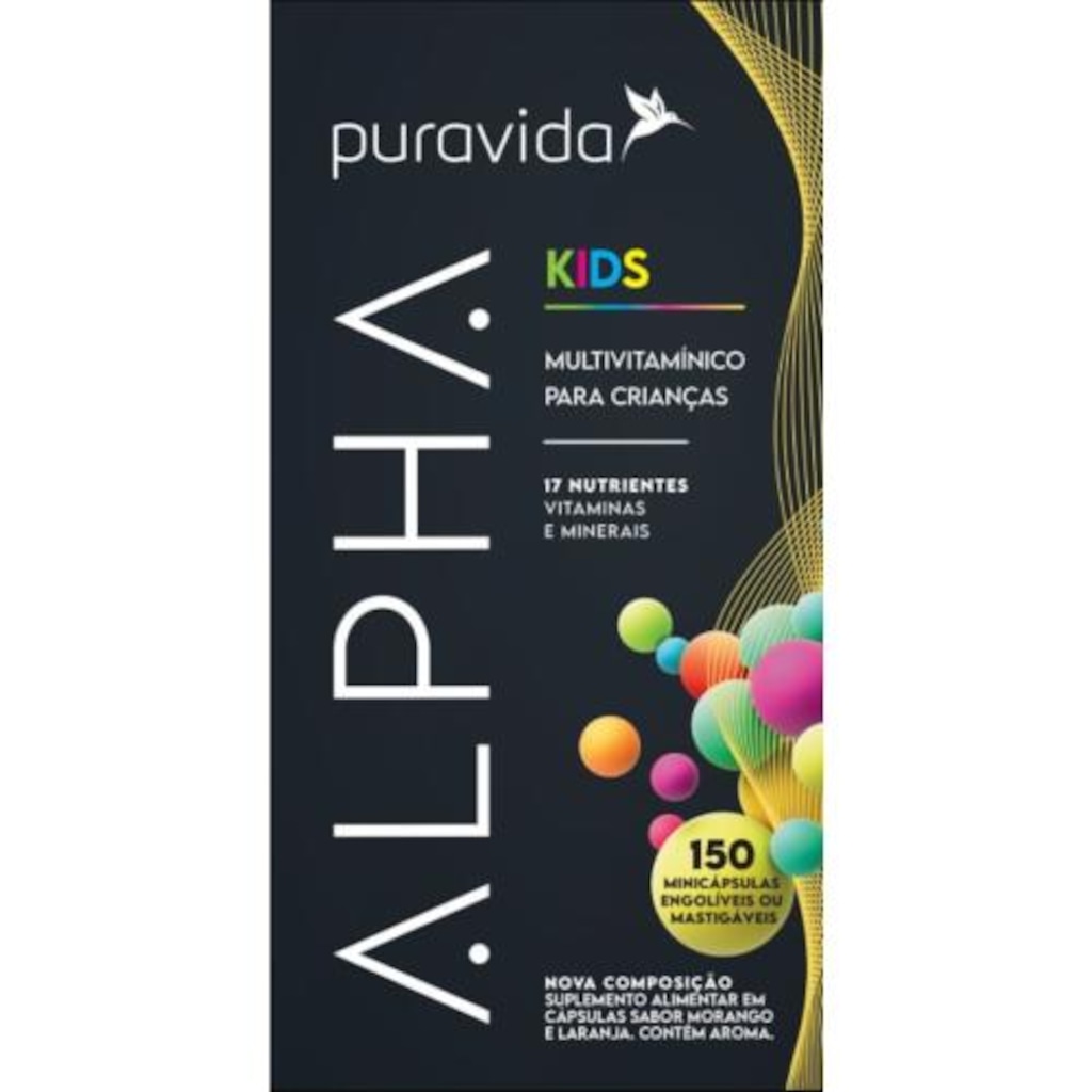 Imagem 1 do produto Alpha Kids (150 Cápsulas) - Pura Vida
