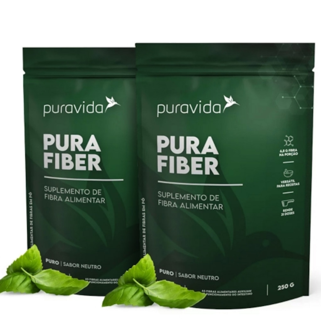 Imagem 1 do produto Kit 2 un Pura Fiber (250g) - Pura Vida