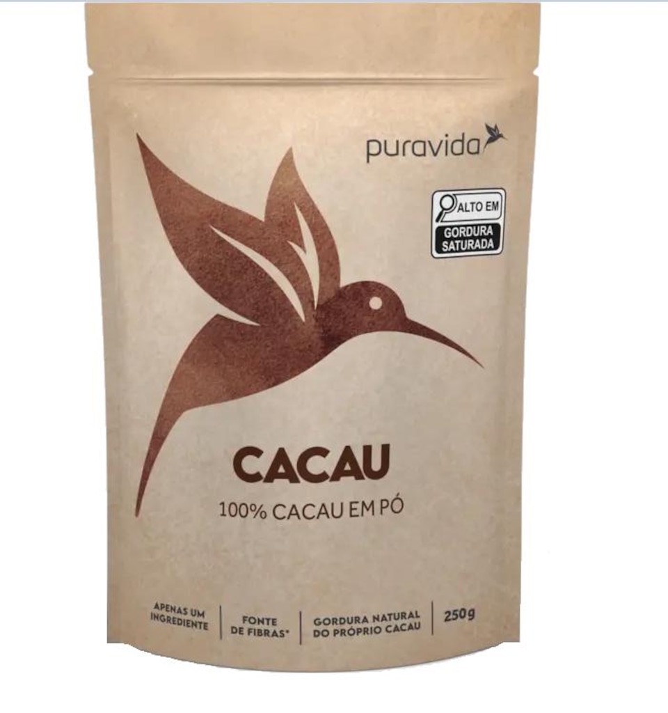 Imagem 1 do produto Cacau em Pó Premium (250g) - Pura Vida