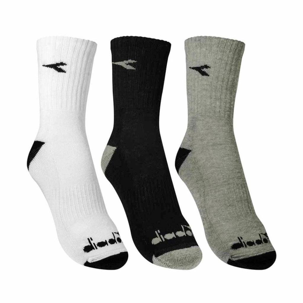 Imagem 1 do produto Kit 3 Meias Diadora Cano Alto 39-42 Masculino