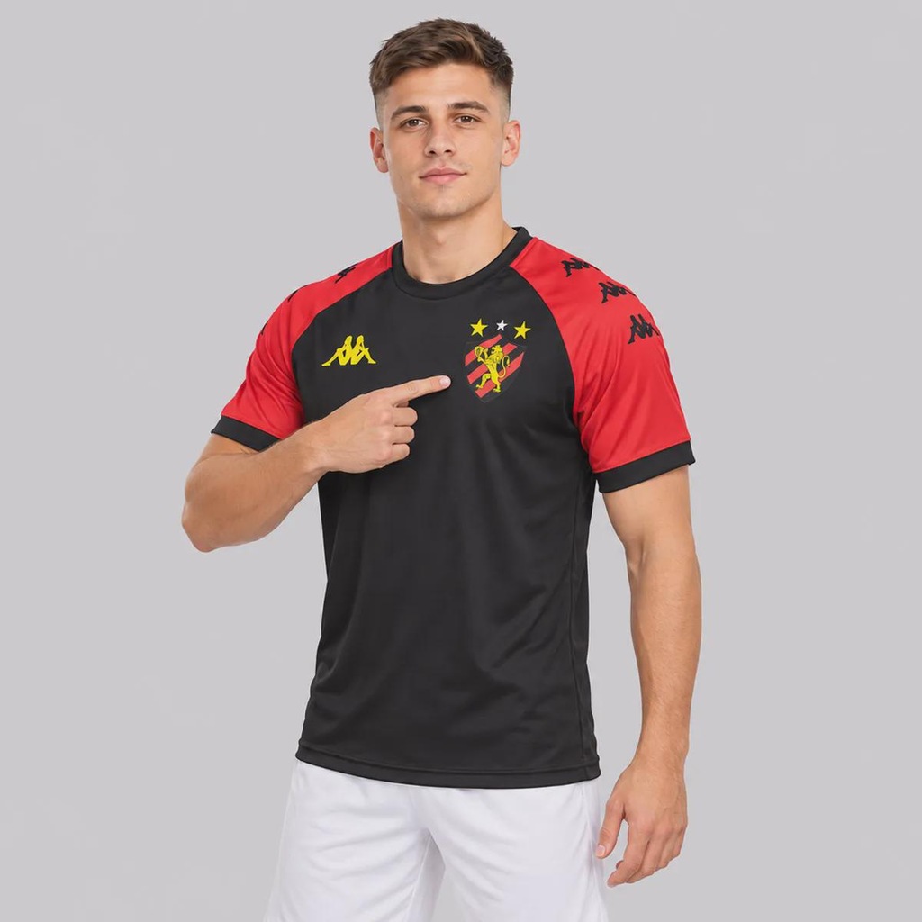 Imagem 3 do produto Camiseta Sport Recife Supporter Duo Kappa Masculina