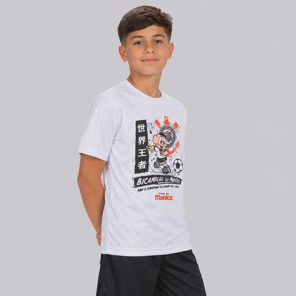 Imagem 2 do produto Camisa Corinthians Bimundial Cascão Infantil
