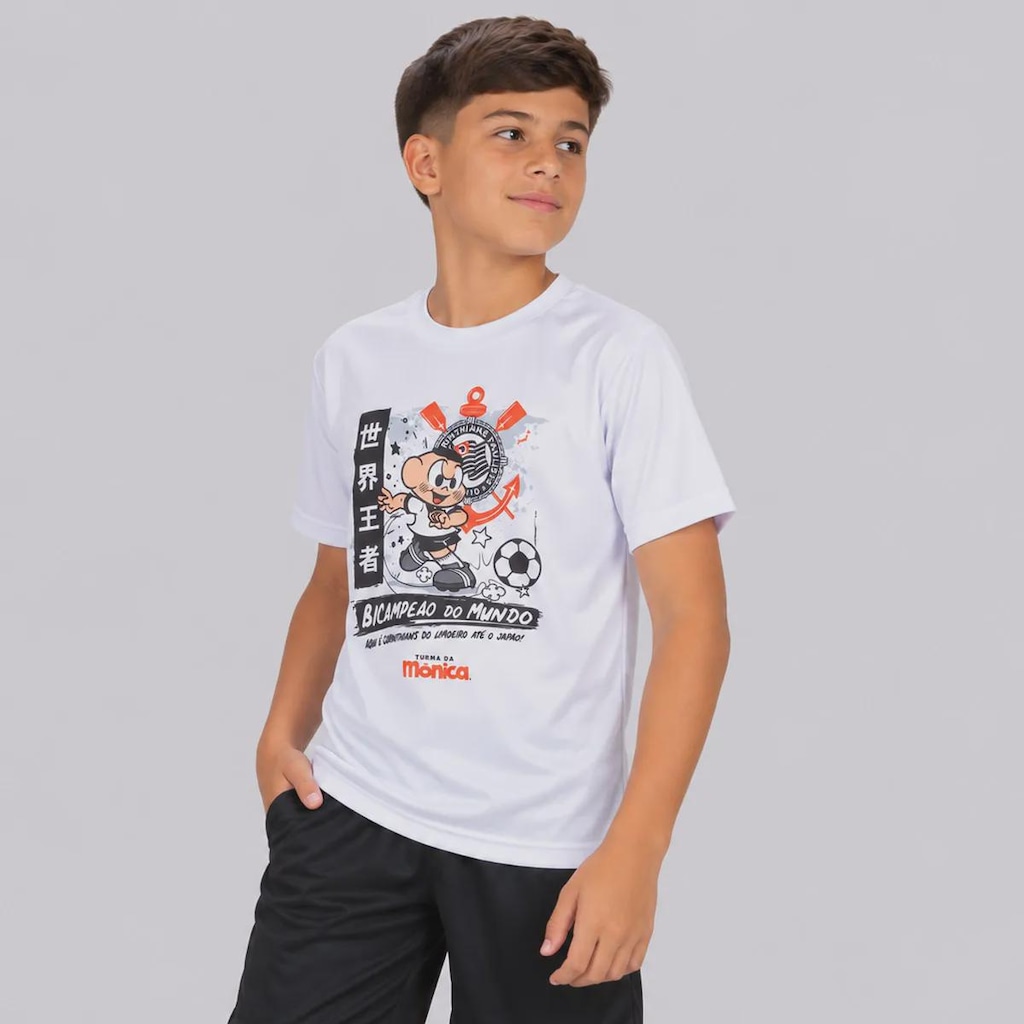 Imagem 3 do produto Camisa Corinthians Bimundial Cascão Infantil