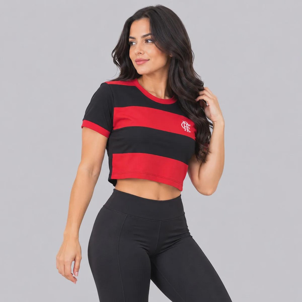 Imagem 3 do produto Cropped do Flamengo Pisar Feminino