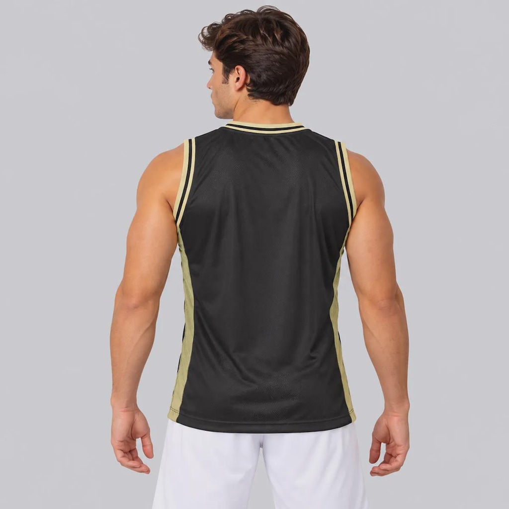 Imagem 4 do produto Camiseta Regata Botafogo Retrô Nilton Santos Gold Masculina