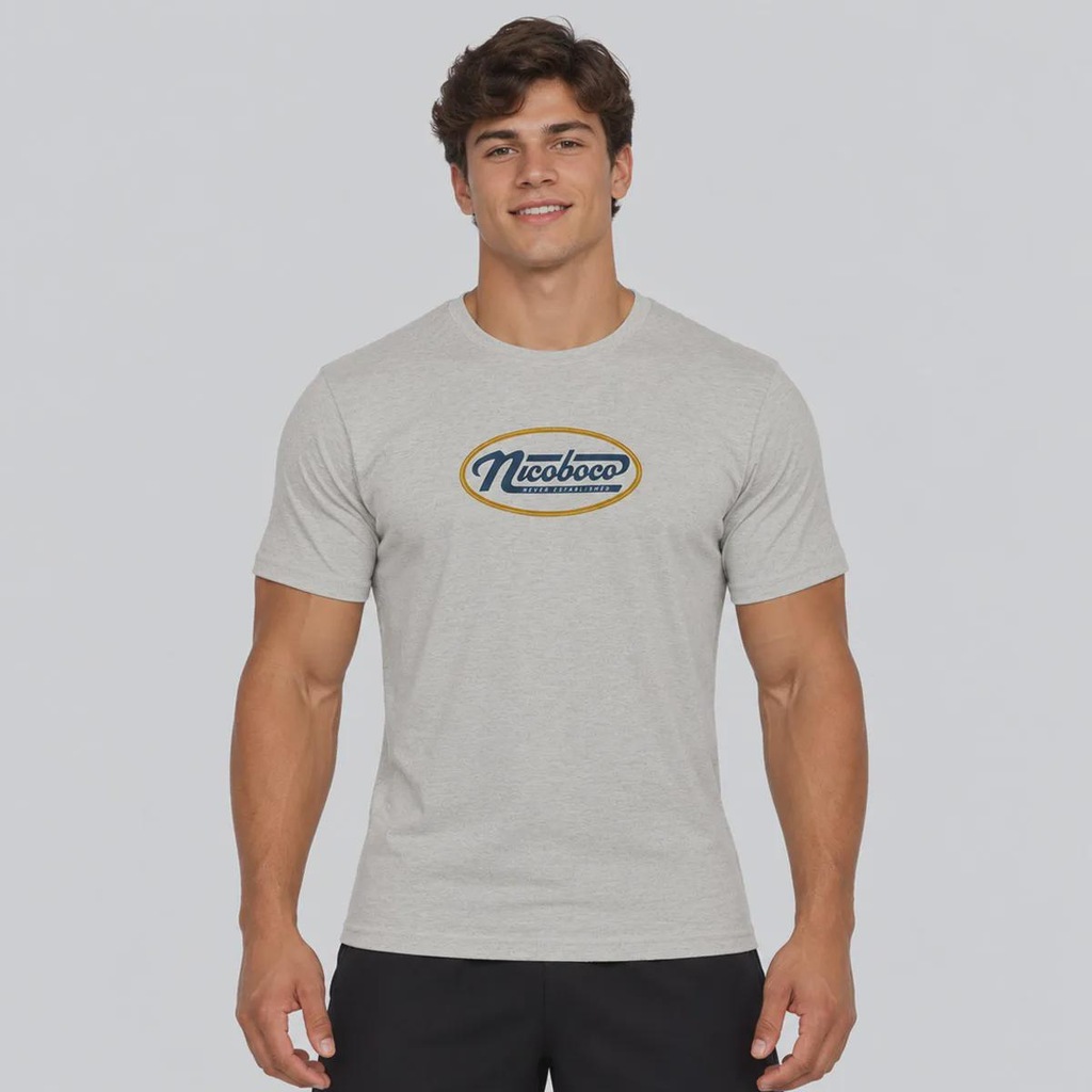 Imagem 1 do produto Camiseta Nicoboco Nautilus Cinza Masculina