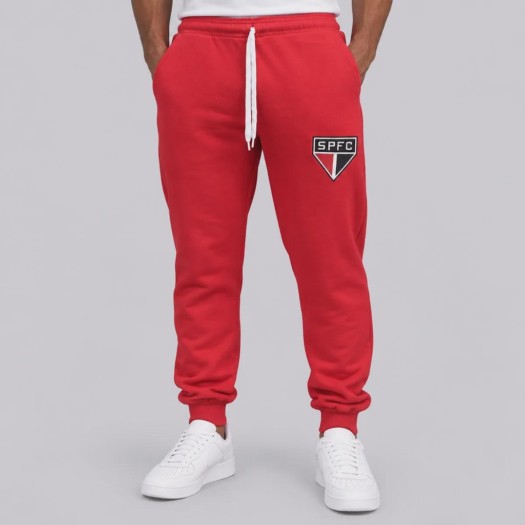 Imagem 1 do produto Calça Moletom São Paulo Escudo Masculina
