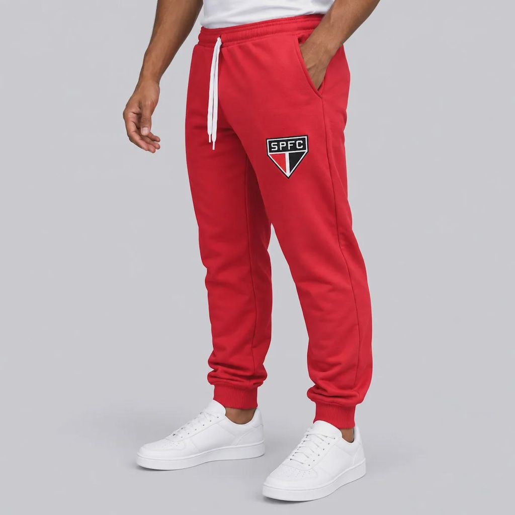 Imagem 2 do produto Calça Moletom São Paulo Escudo Masculina