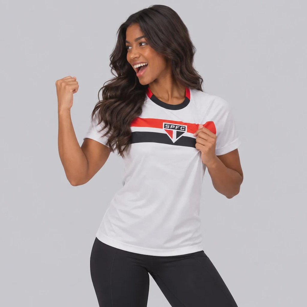 Imagem 3 do produto Camisa do São Paulo Refrão Feminina