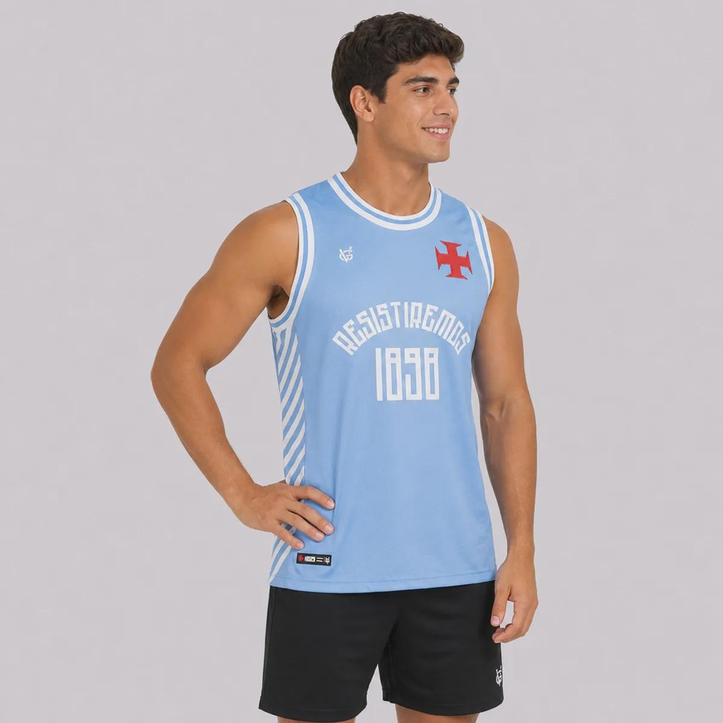 Imagem 2 do produto Camiseta Regata Vasco Resistiremos VG Masculina