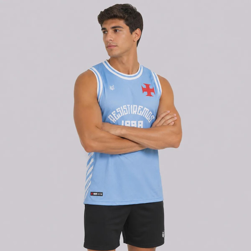 Imagem 3 do produto Camiseta Regata Vasco Resistiremos VG Masculina