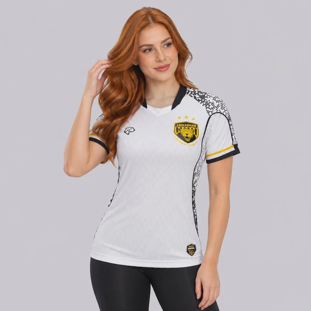 Imagem 2 do produto Camisa do Amazonas II 26/27 N° 10 Onça Jogador Feminina