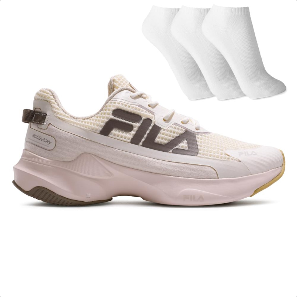 Imagem 1 do produto Tênis Feminino Fila Recovery + 3 Pares de Meias