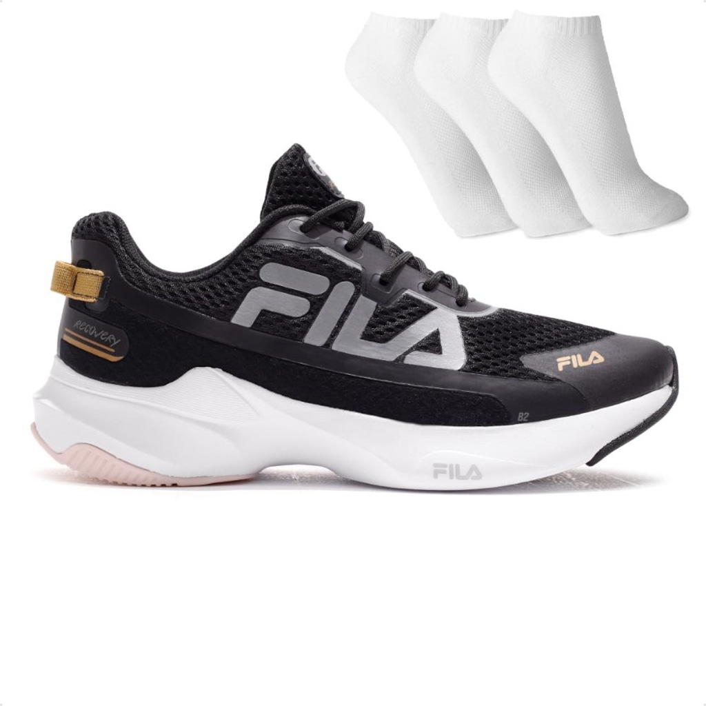 Imagem 1 do produto Tênis Feminino Fila Recovery + 3 Pares de Meias