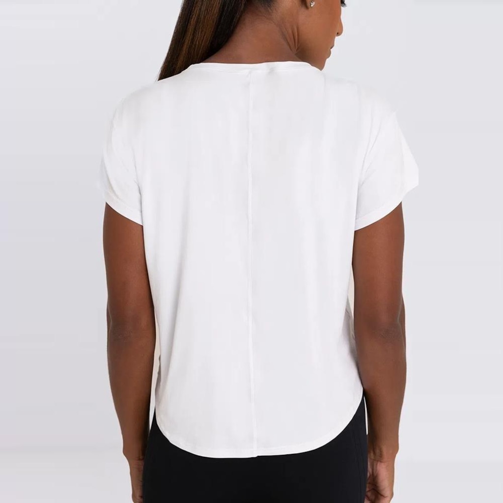 Imagem 5 do produto Camiseta Feminina Lupo Dry Recorte Manga Curta Gola V Treino