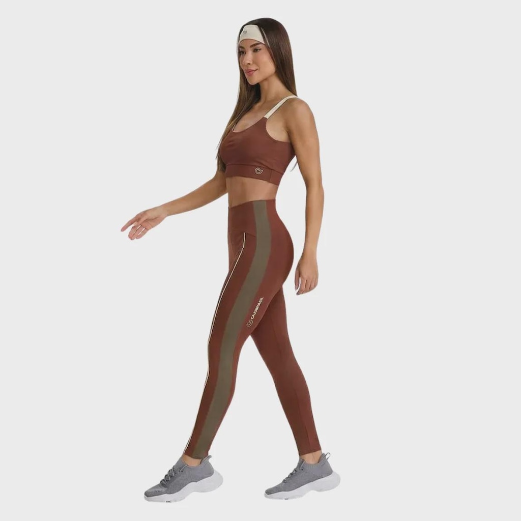 Imagem 2 do produto Calça Legging Caju Basil NY Cós Invisível - Feminina