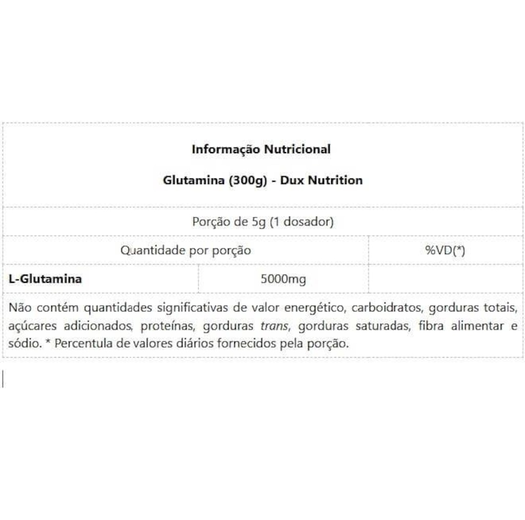 Imagem 2 do produto Glutamina Dux® DUX NUTRITION - 300g