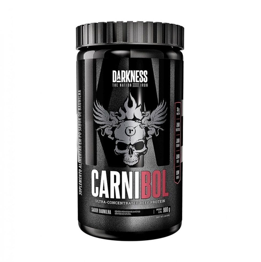 Imagem 1 do produto Carnibol Darkness - Baunilha 900g
