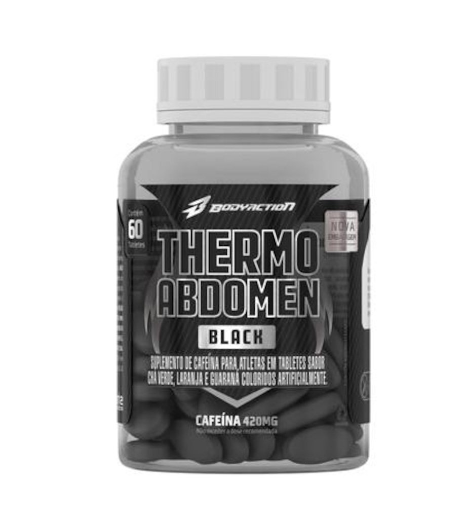 Imagem 1 do produto Thermo Abdomen Black Body Action 60 Tabs