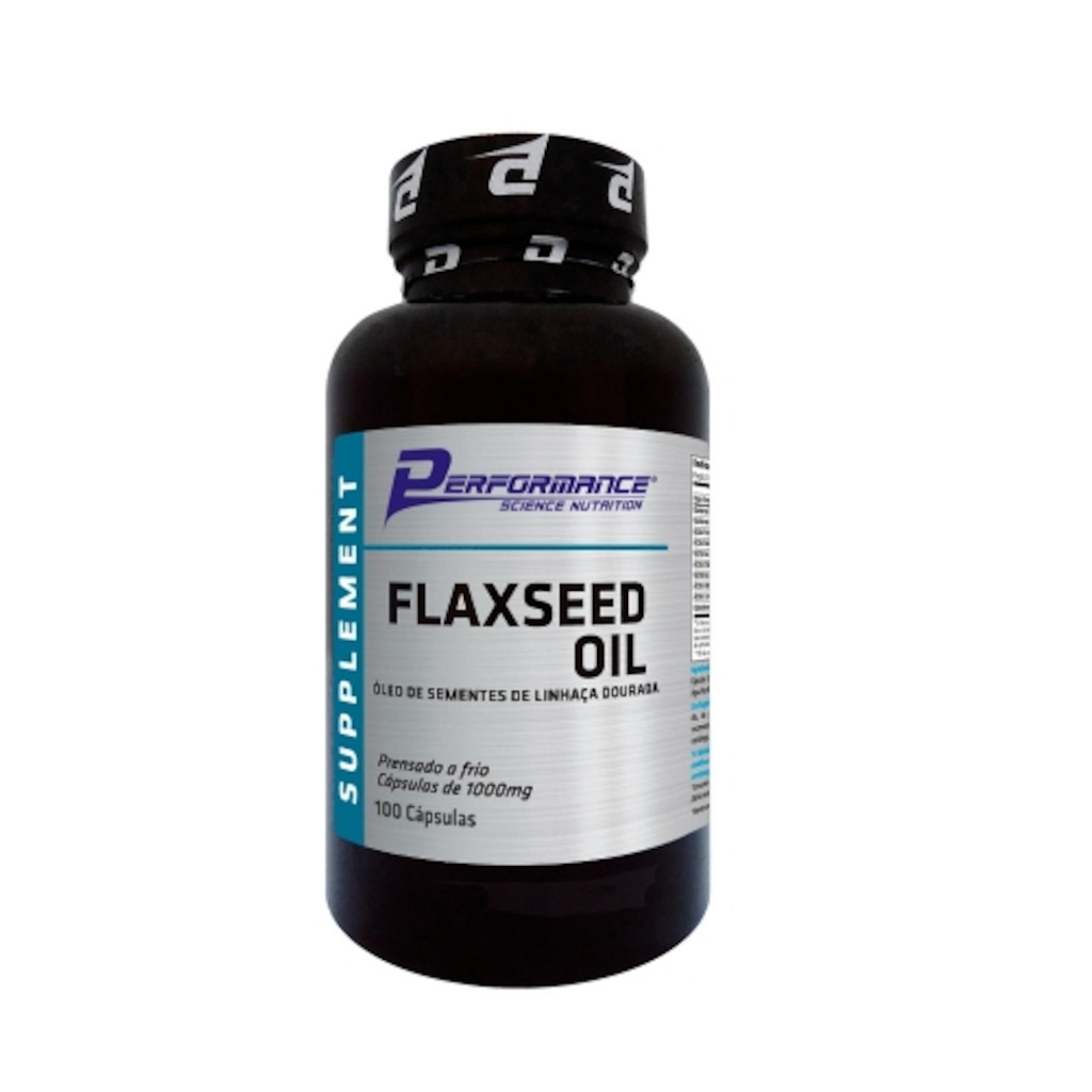 Imagem 1 do produto Flaxseed Oil (100 Cápsulas) - Performance Nutrition