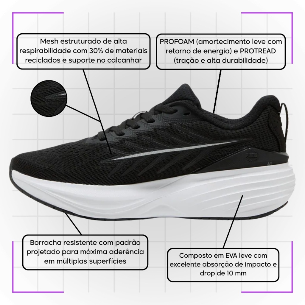 Imagem 3 do produto Tênis de Corrida Puma Scend Pro 3 Wns - Feminino