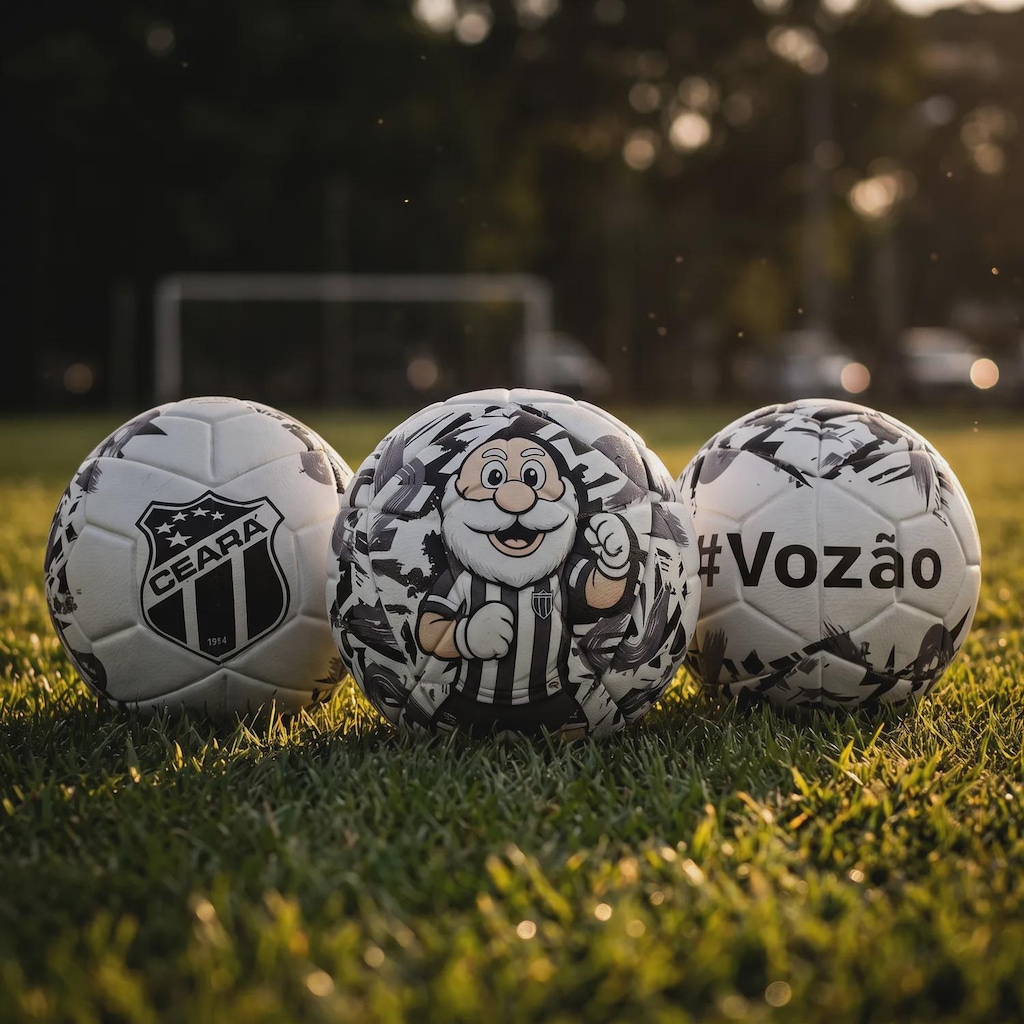 Imagem 2 do produto Bola de Futebol de Campo do Ceará Mascote Allpha Recreativa
