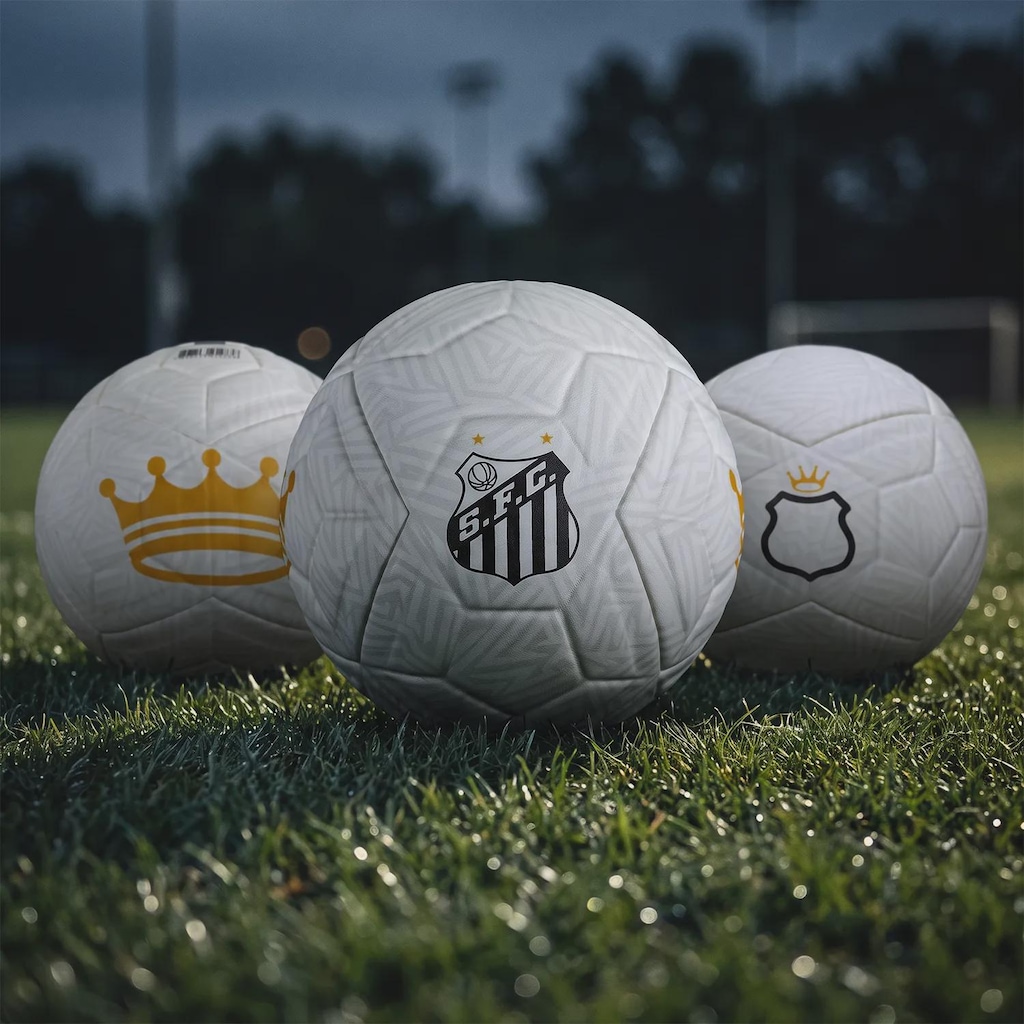 Imagem 5 do produto Bola de Futebol de Campo do Santos Allpha Recreativa
