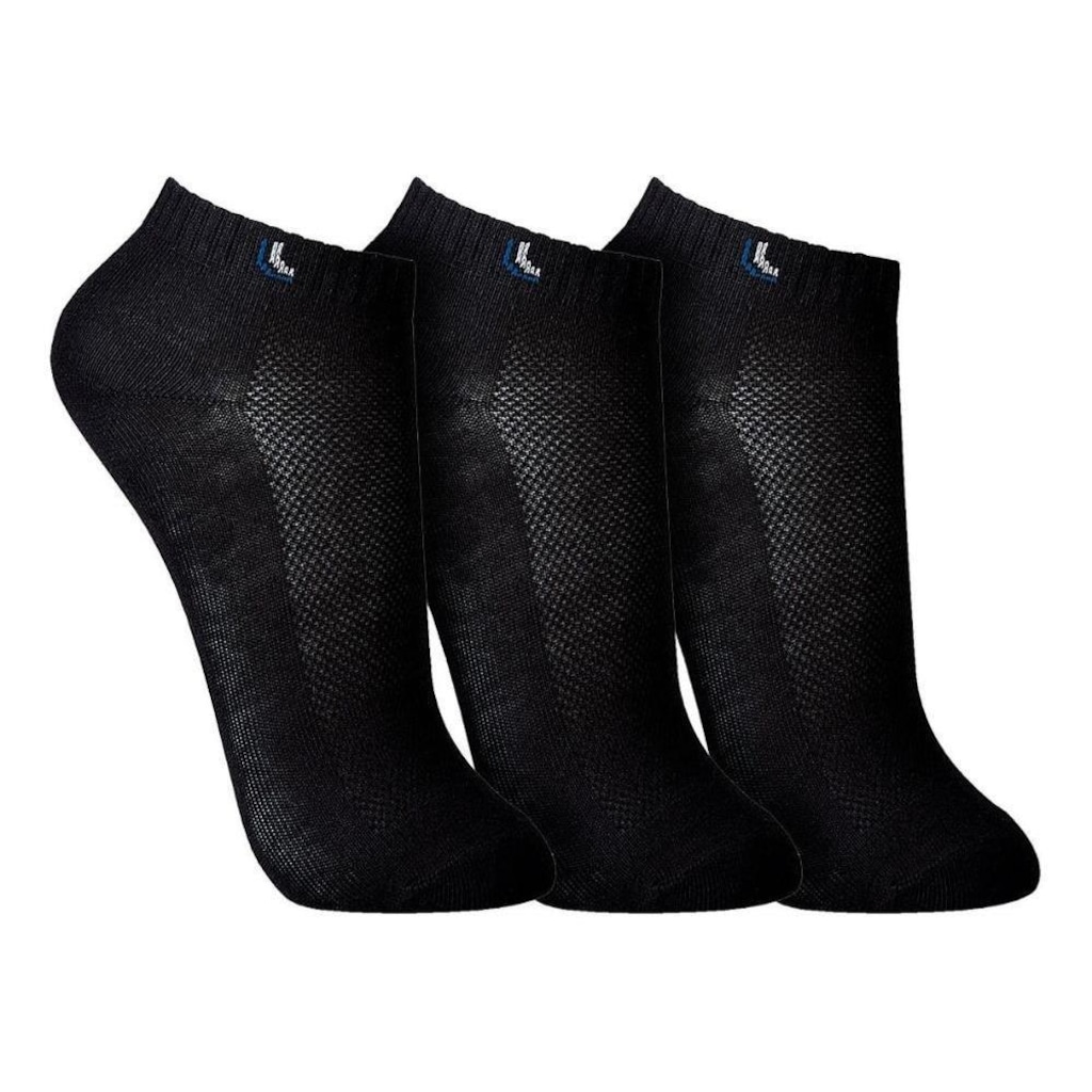 Imagem 3 do produto Kit 3 Pares Meia Curta Cano Curto Lupo Algodão Sport
