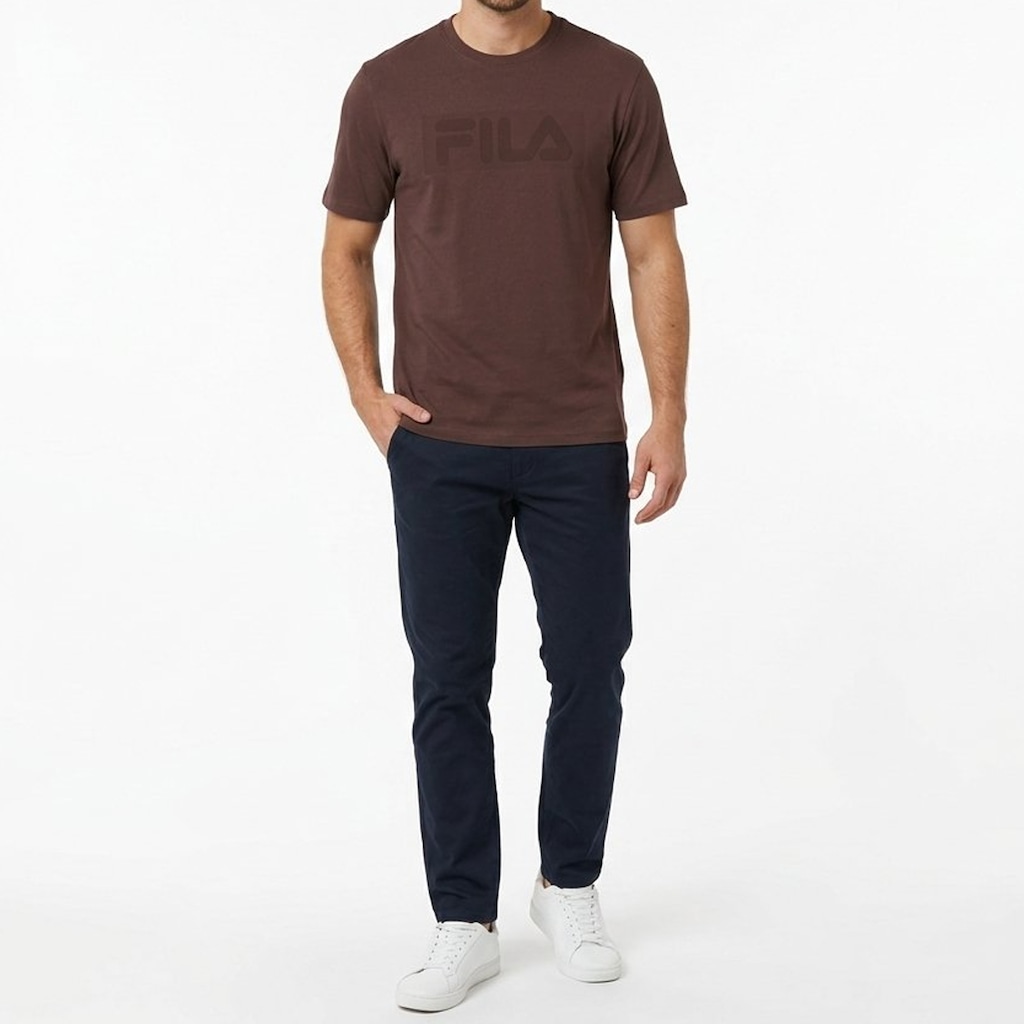 Imagem 4 do produto Camiseta Fila Regular Letter Premium IV Masculina