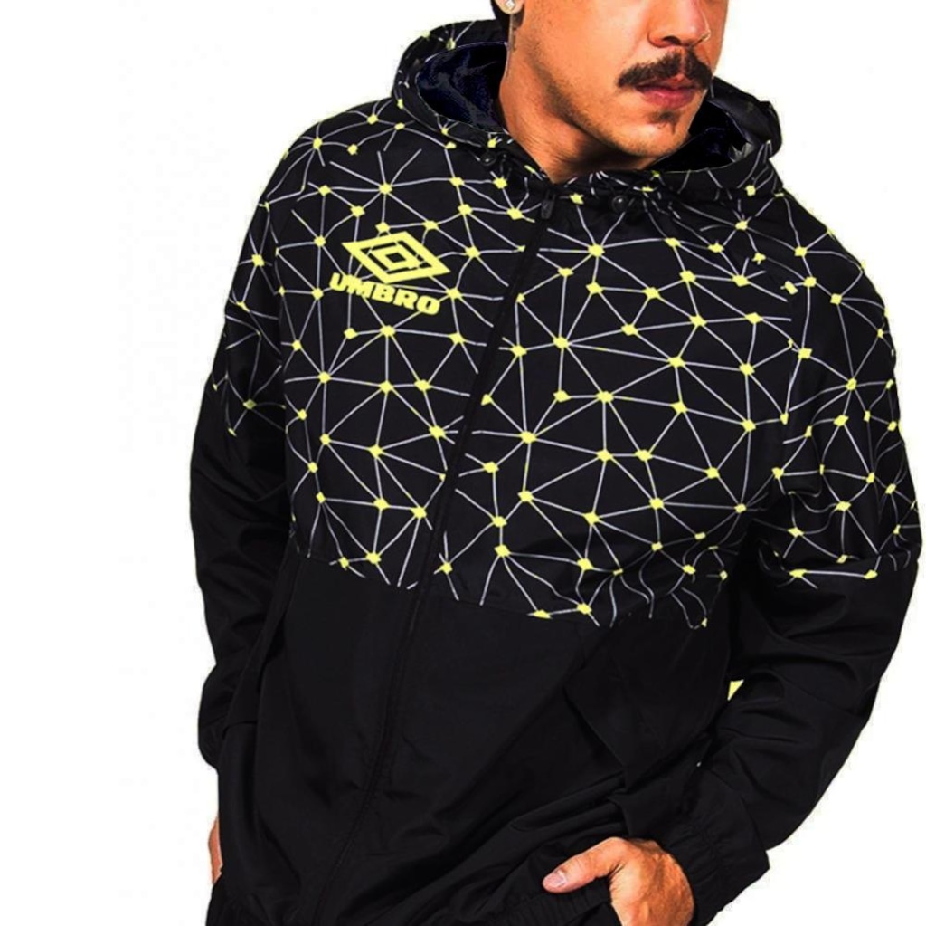 Jaqueta Corta Vento Umbro Windbreak Connection Masculina - Foto 1
