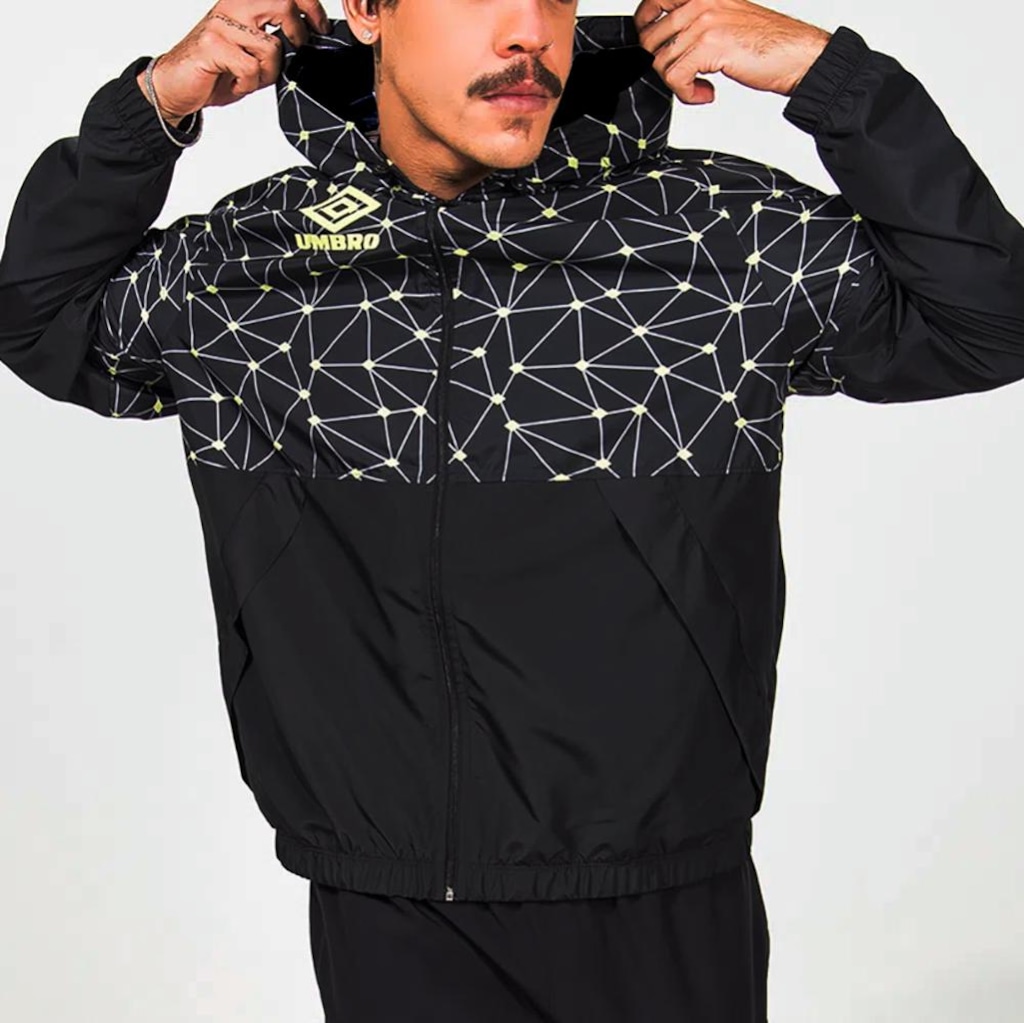 Jaqueta Corta Vento Umbro Windbreak Connection Masculina - Foto 3