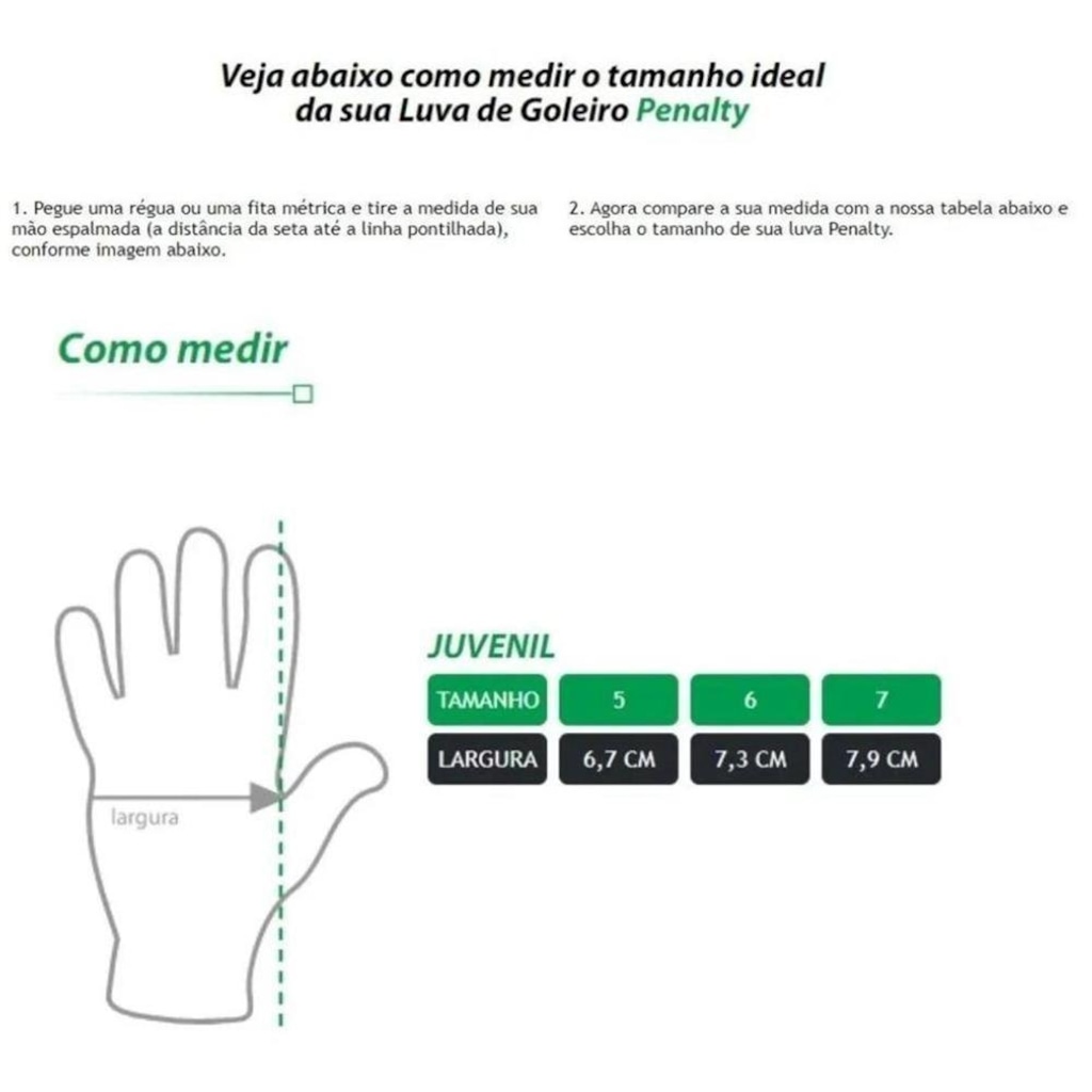 Imagem 4 do produto Luvas de Goleiro Penalty Delta 1 Todos os Pisos - Adulto